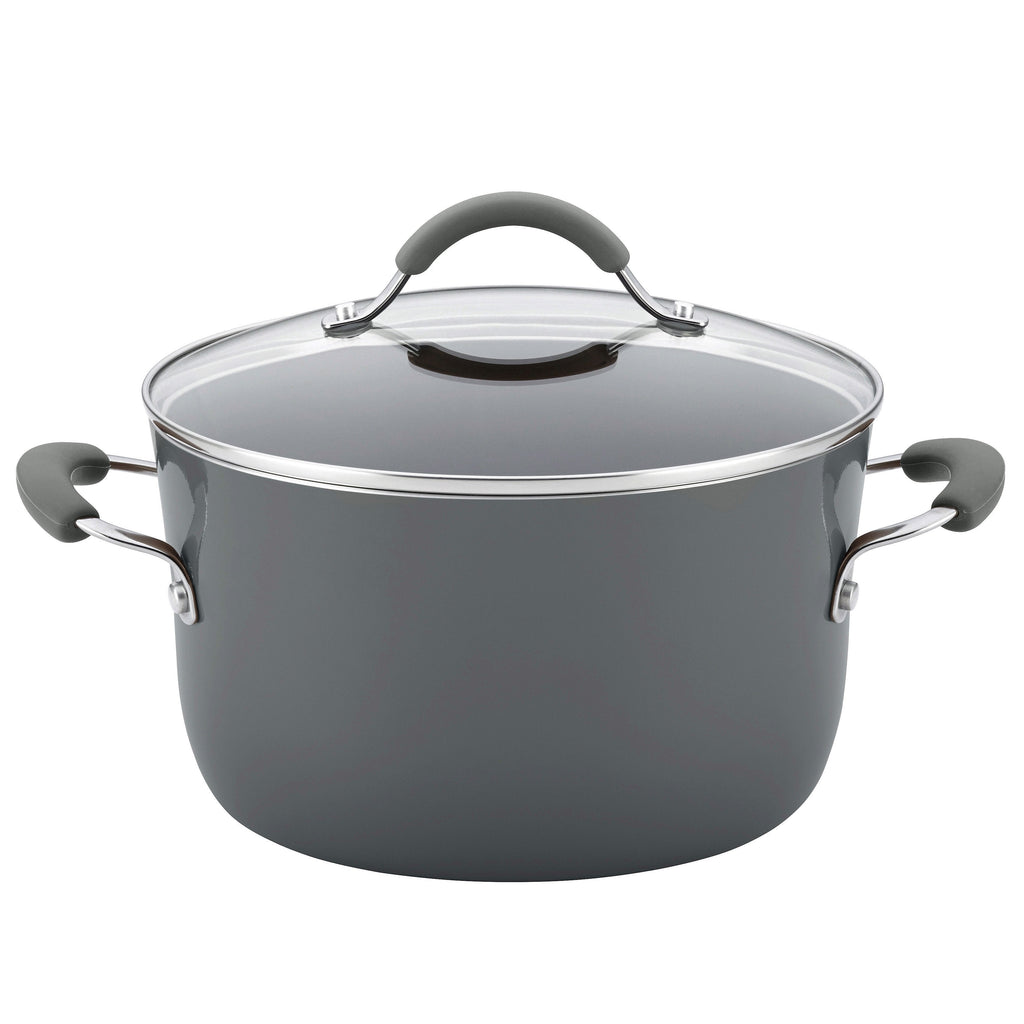 Rachael Ray Cucina Hard Enamel Nonstick 12-Piece Cookware Set
