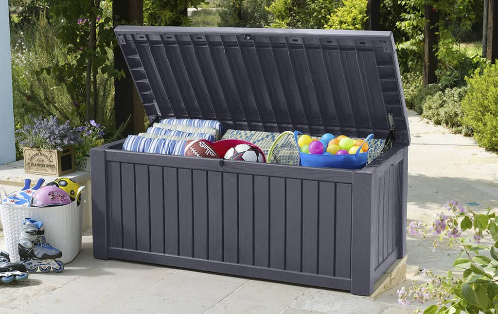 Keter pillow box Rockwood, Gray (Anthracite), 570L
